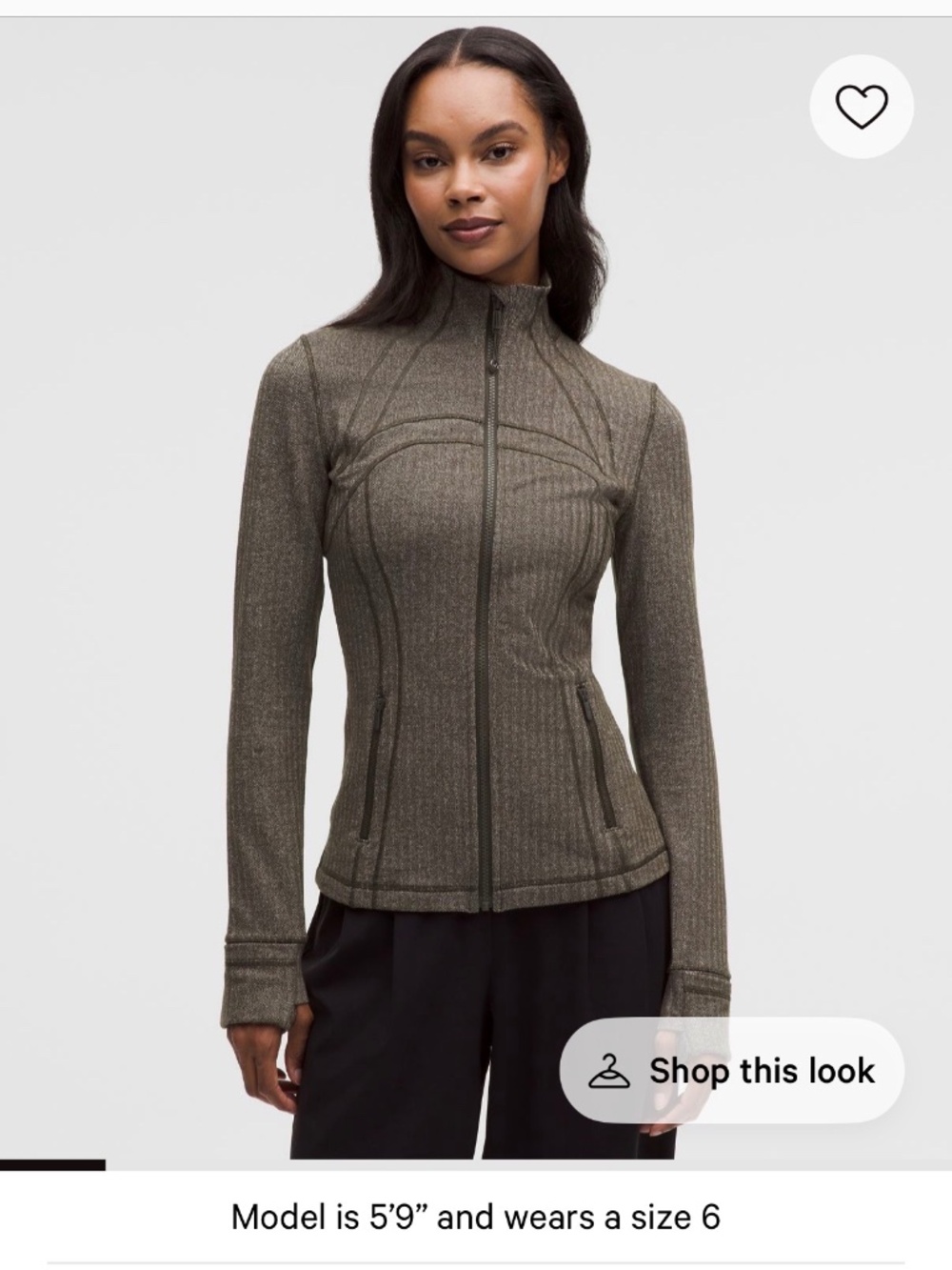 Lululemon Define Jacket Herringbone